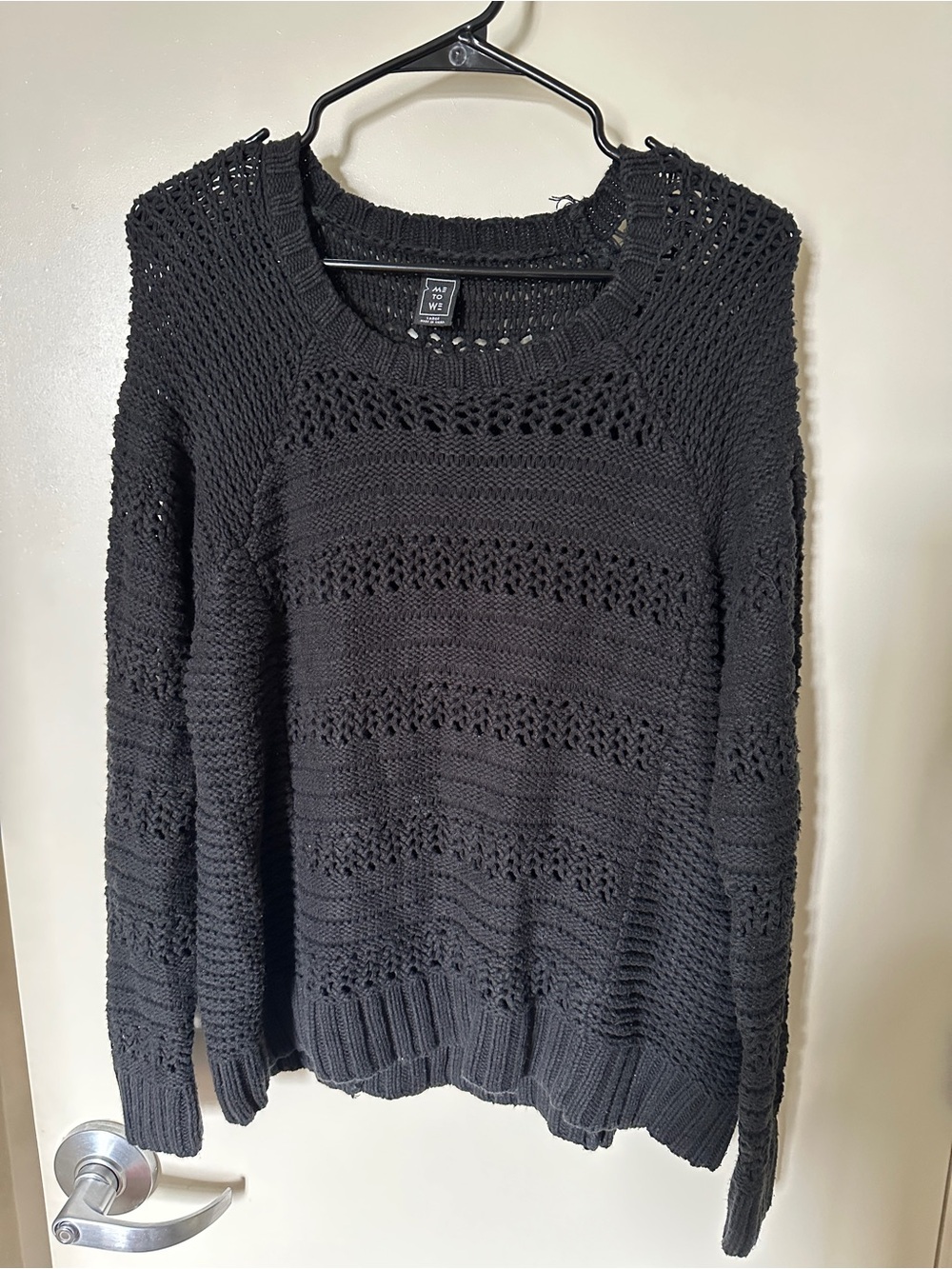 Me to We open-knit sweater